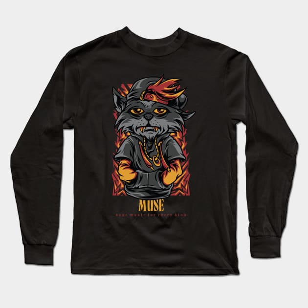 Chill Muse Band Long Sleeve T-Shirt by Pantat Kering